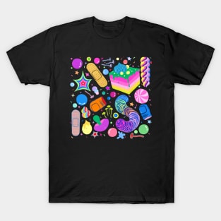 Sweet Kit Black T-Shirt